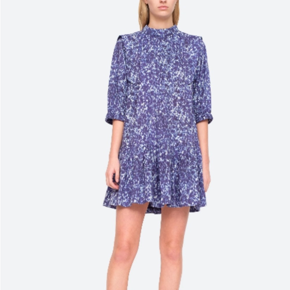 SEA NEW YORK CELINE PRINTED MINI DRESS SIZE 2